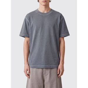 Closed Men Organic Cotton Crew Neck T-Shirt Closed With Dropped Shoulders